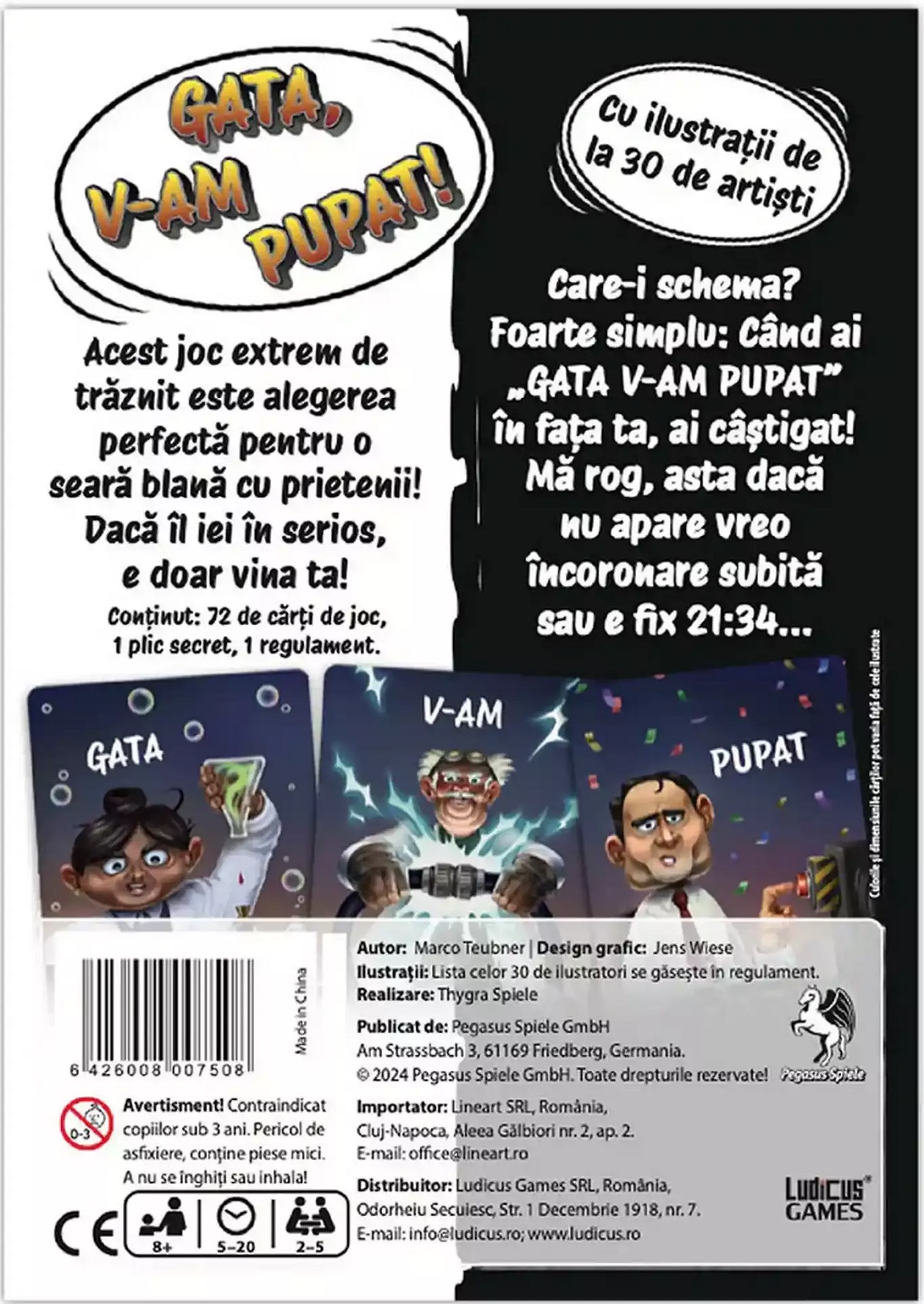 Imaginea produsului 'Joc de petrecere: Gata, v-am pupat!'