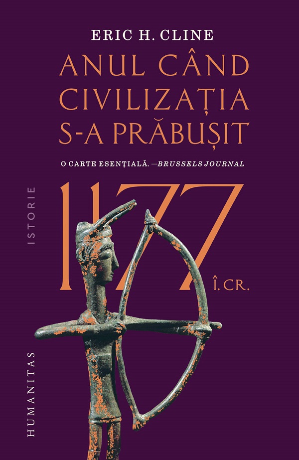 Coperta cărții '1177 î.Cr. Anul când civilizația s-a prăbușit - Eric H. Cline'