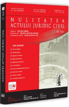 Coperta cărții 'Revista Română de Jurisprudență Nr.1 din 2026'