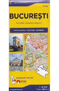 Coperta cărții 'București. Harta orașului'
