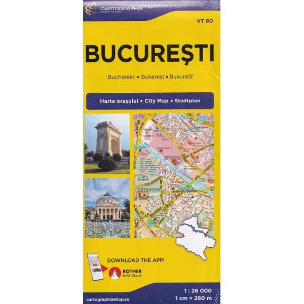 Bucuresti. Harta orasului