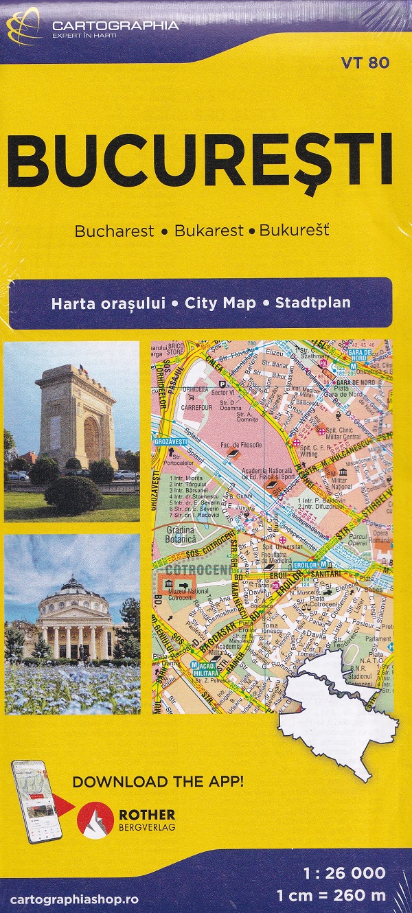 Coperta cărții 'București. Harta orașului'