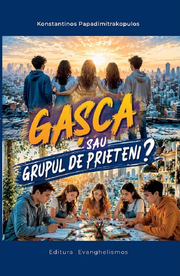 Coperta cărții 'Gașca sau grupul de prieteni? - Konstantinos Papadimitrakopulos'