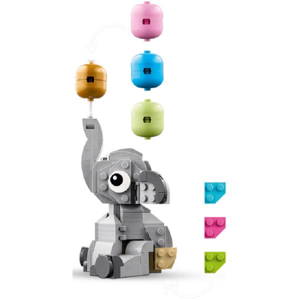 Lego: Pui de elefant pe cer