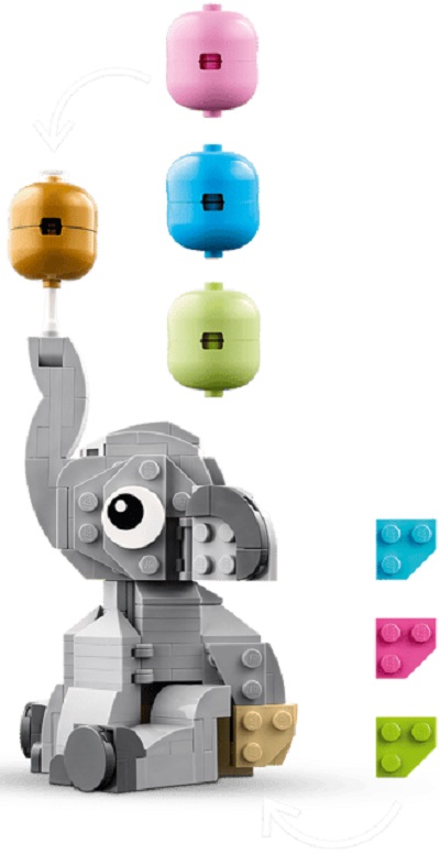 Imaginea produsului 'Lego: Pui de elefant pe cer'