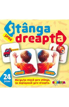 Coperta cărții '24 jetoane. Stânga spre Dreapta'