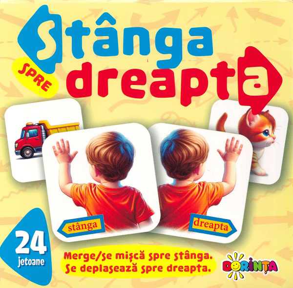 Coperta cărții '24 jetoane. Stânga spre Dreapta'