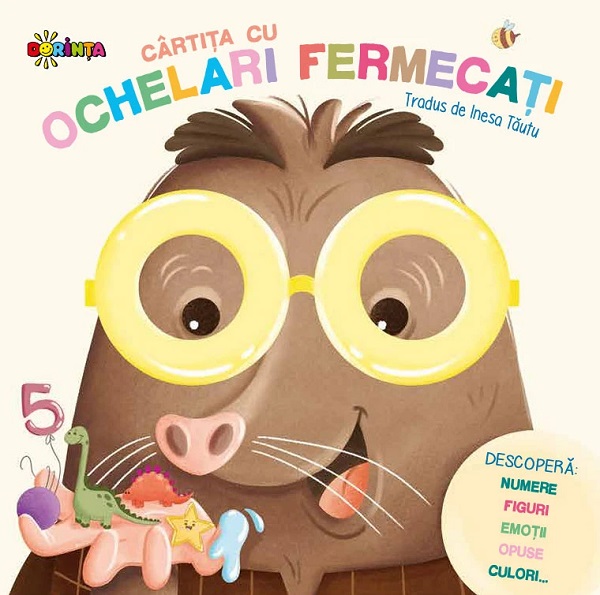 Coperta cărții 'Cârtița cu ochelari fermecați - Paolo Mancini, Luca de Leone'