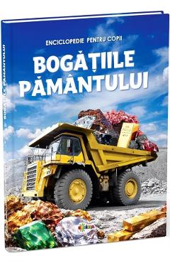 Coperta cărții 'Bogățiile Pământului. Enciclopedie pentru copii'