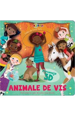 Coperta cărții 'Animale de vis cu personaje 3D - Paolo Mancini, Luca de Leone'