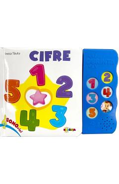 Coperta cărții 'Carte cu sunete: Cifre - Inesa Tăutu'