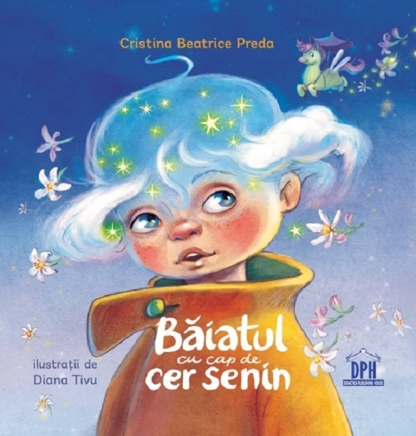 Coperta cărții 'Baiatul cu cap de cer senin - Cristina Beatrice Preda'