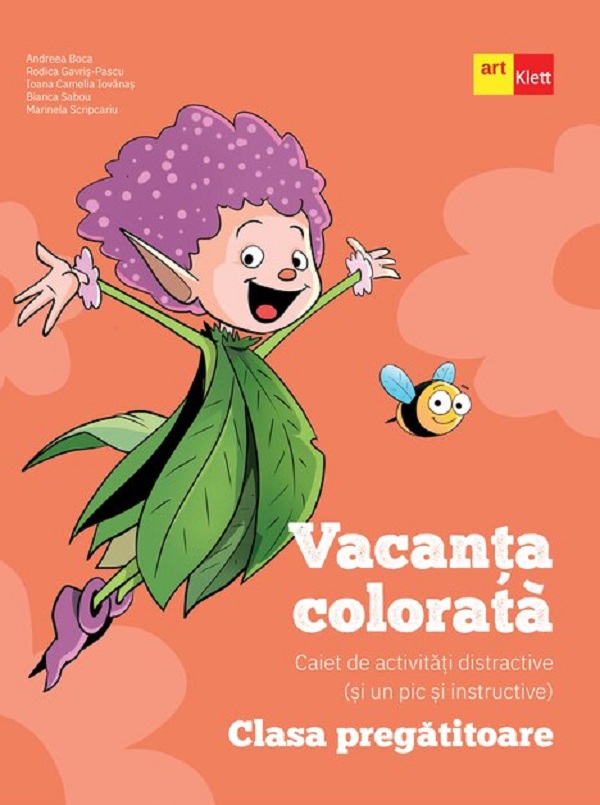 Coperta cărții 'Vacanța colorată - Clasa pregatitoare - Andreea Boca, Rodica Gavriș-Pascu, Ioana Camelia Iovănaș, Bianca Sabou,'