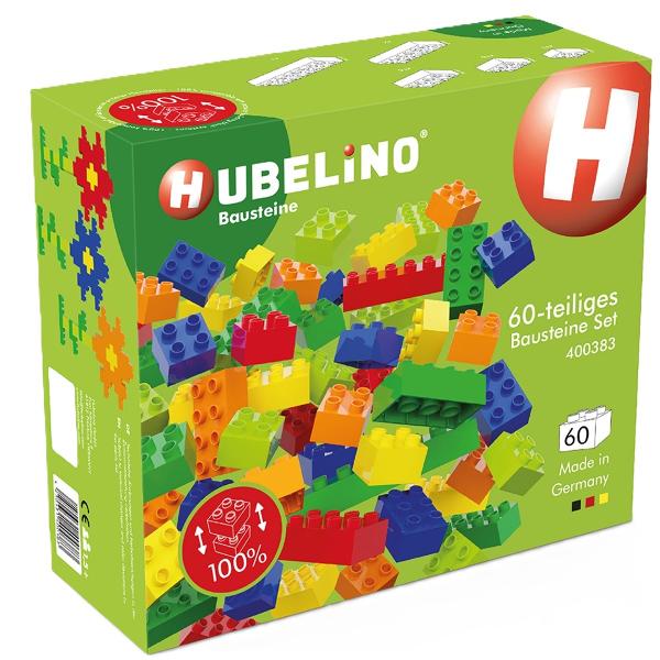 Blocuri de constructie colorate. 60 piese
