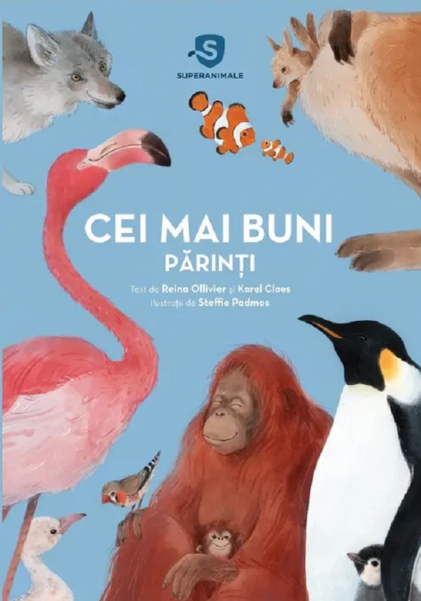Coperta cărții 'Superanimale. Cei mai buni părinți - Reina Ollivier, Karel Claes'