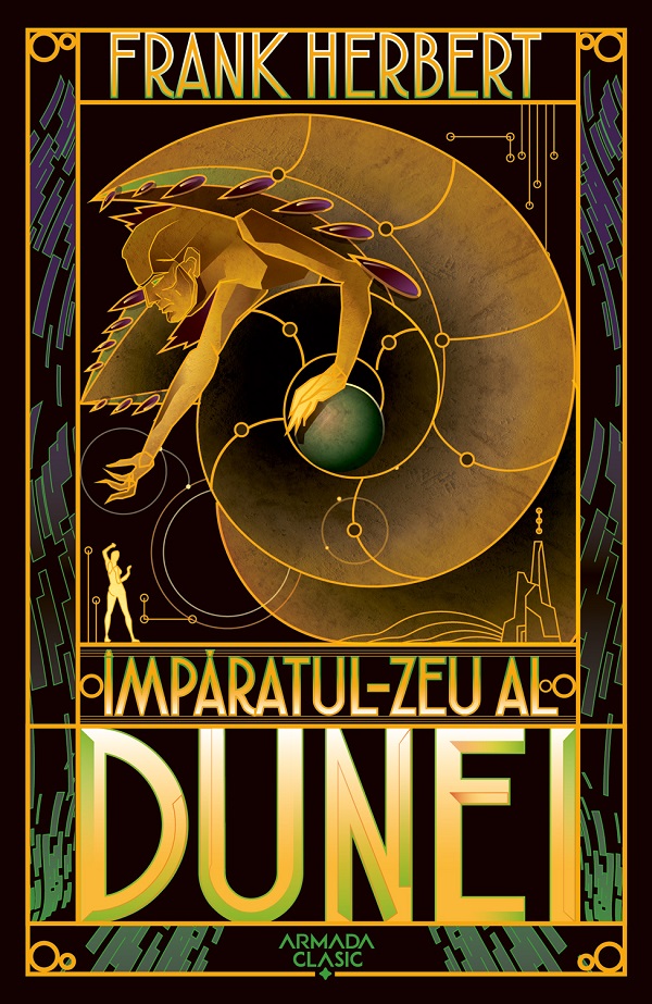 Coperta cărții 'eBook Împăratul-Zeu al Dunei. Seria Dune Vol.4 - Frank Herbert'