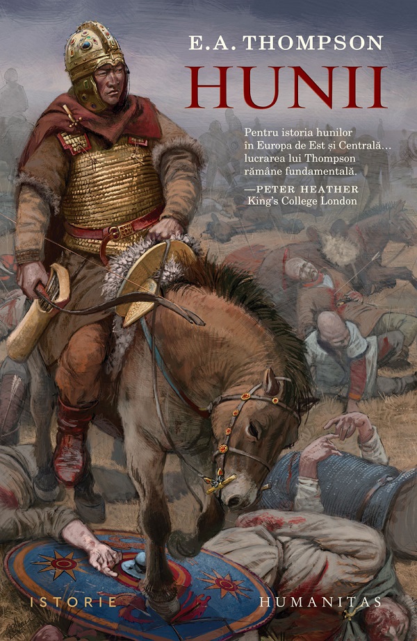 Coperta cărții 'Hunii - E.A. Thompson'