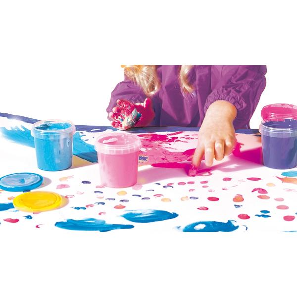Set acuarele trendy pentru degete 4 buc