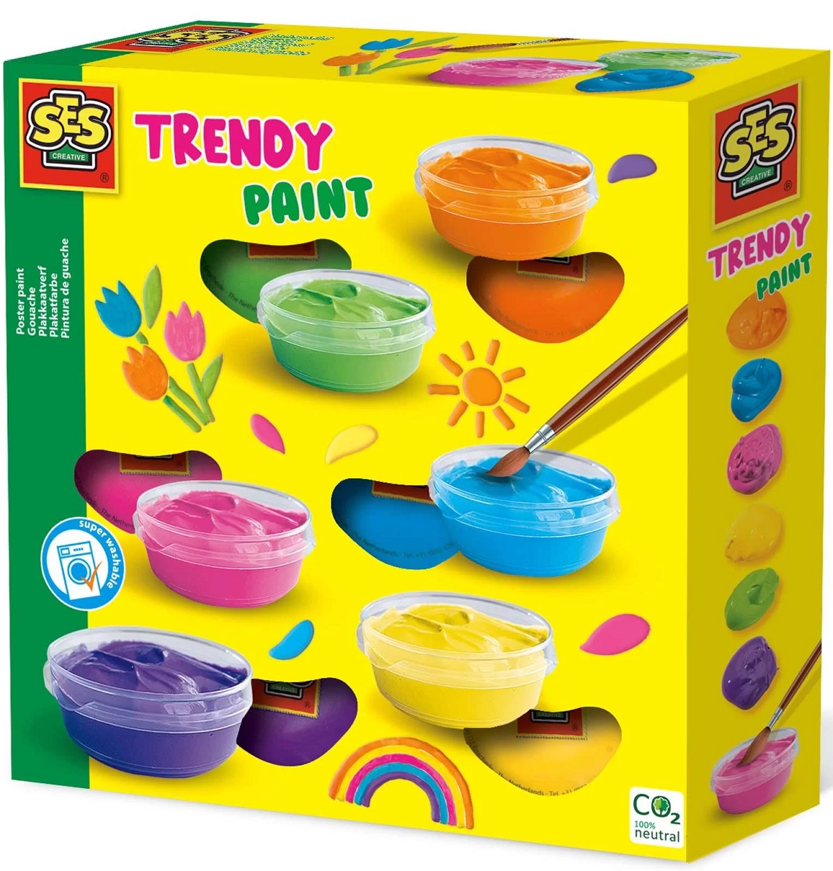 Imaginea produsului 'Set acuarele pastă culori trendy. Guasa'