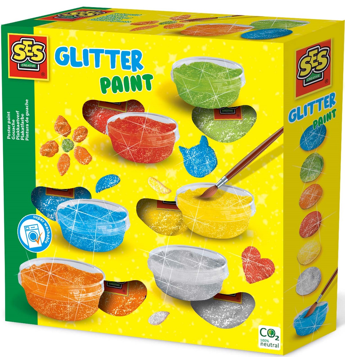 Imaginea produsului 'Set acuarele pastă glitter. Guasa'
