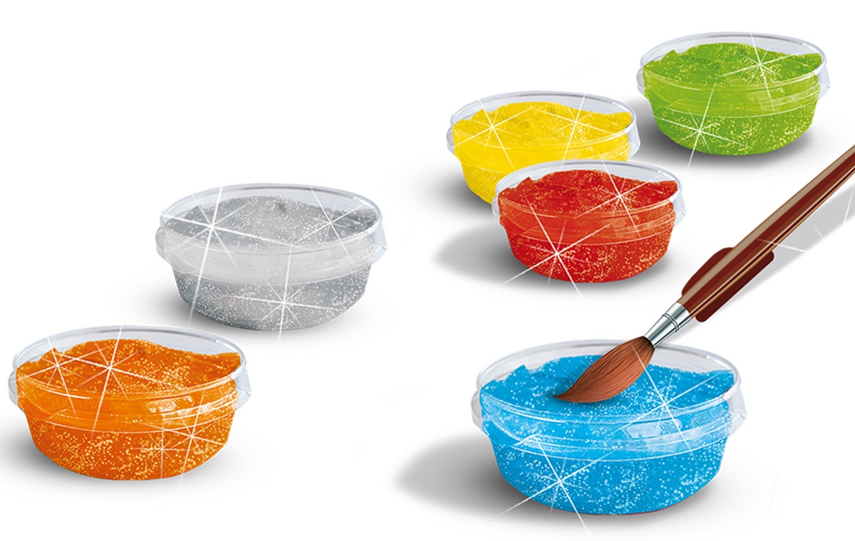 Imaginea produsului 'Set acuarele pastă glitter. Guasa'