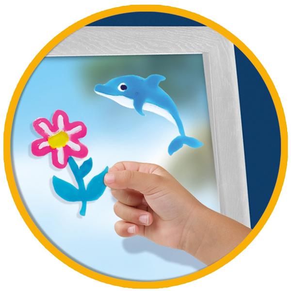 Set acuarele stickere pentru ferestre