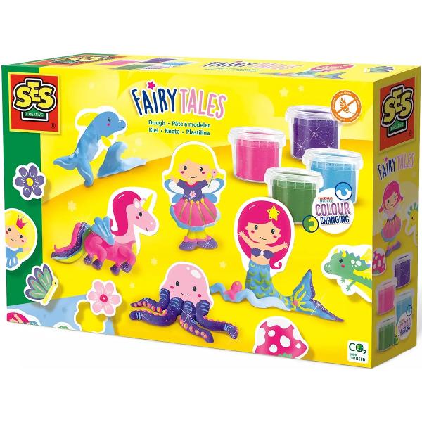 Set creativ plastilina care-si schimba culoarea: Fairy Tales