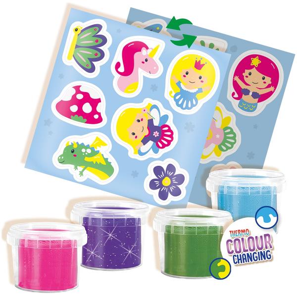 Set creativ plastilina care-si schimba culoarea: Fairy Tales