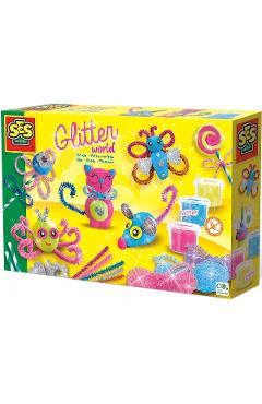 Imaginea produsului 'Set creativ plastilină: Glitter World'