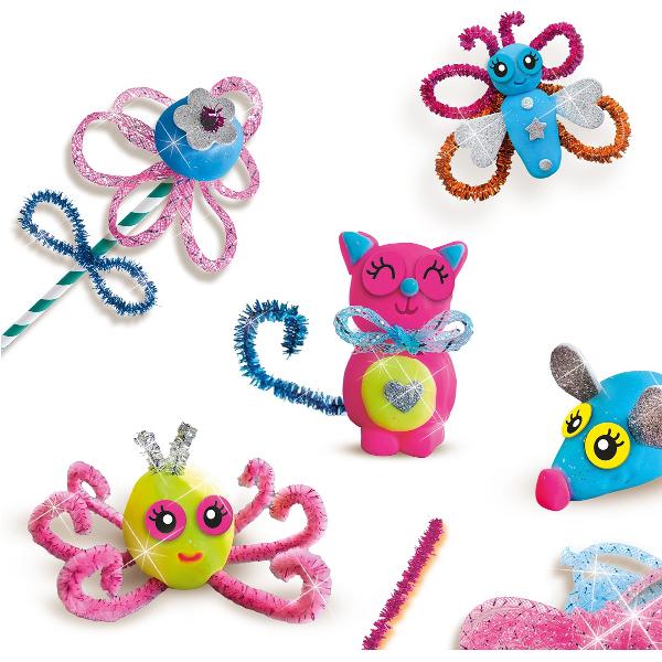 Set creativ plastilina: Glitter World