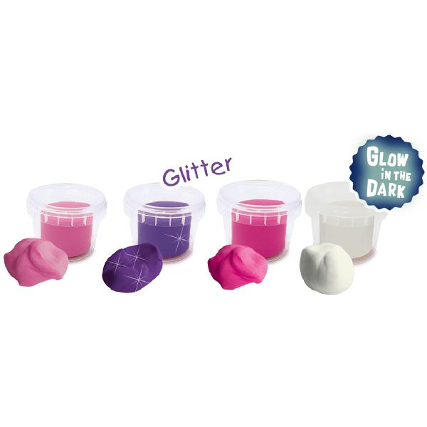 Set plastilina. Unicorn Glitter si Glow in the dark