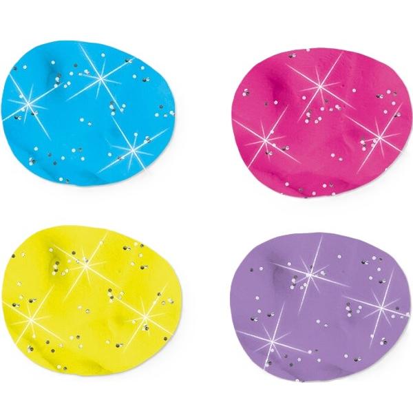 Set plastilina vegana cu sclipici