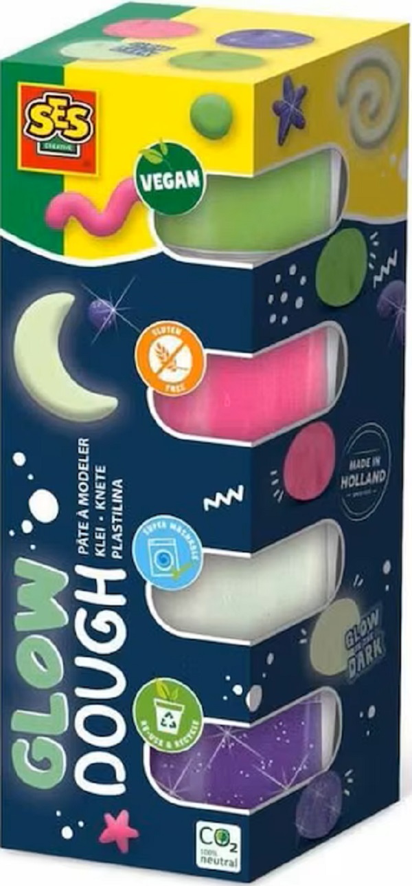 Imaginea produsului 'Set plastilină vegană Glow'
