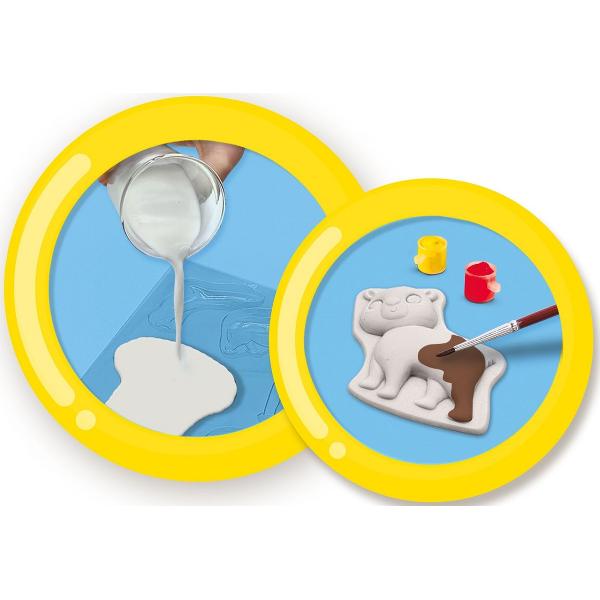 Set creativ: Mulaj si pictura. Animale din padure