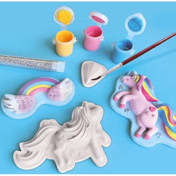 Set creativ: Mulaj si pictura. Unicorni
