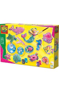 Imaginea produsului 'Set creativ: Mulaj și pictură. Figurine ocean'