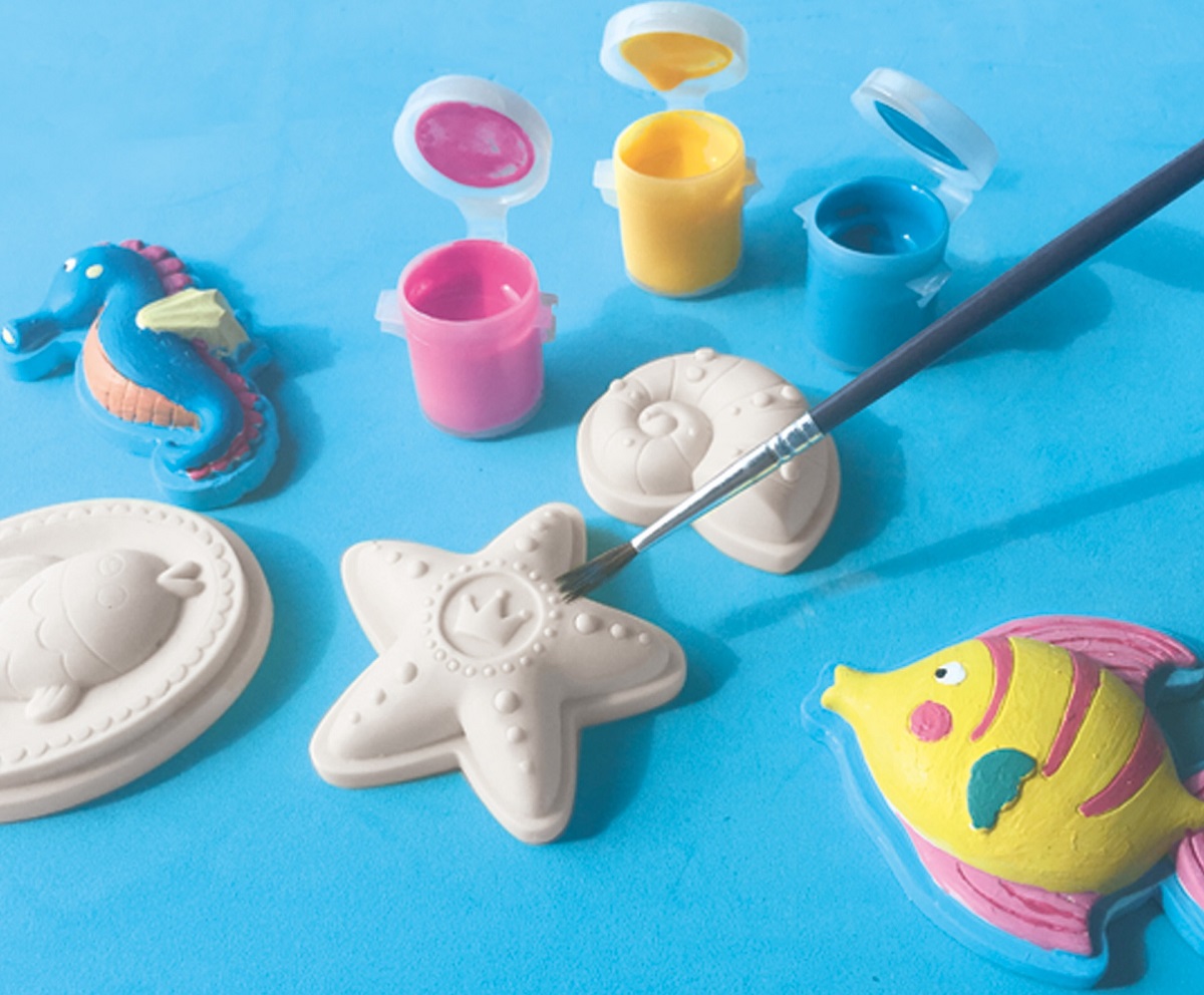 Imaginea produsului 'Set creativ: Mulaj și pictură. Figurine ocean'