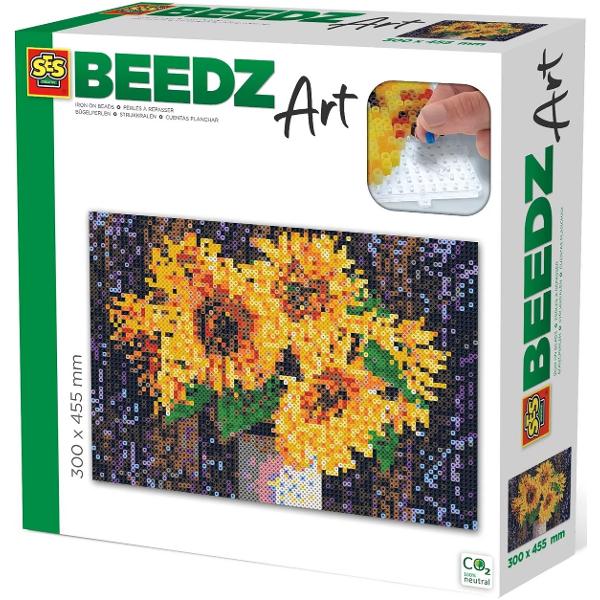 Set margele de calcat. Beedz Art. Floarea soarelui