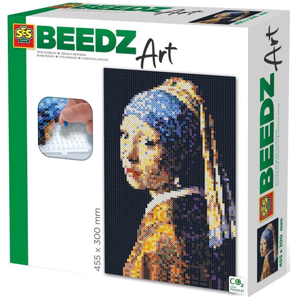 Set margele de calcat. Beedz Art. Fata cu un cercel de perla