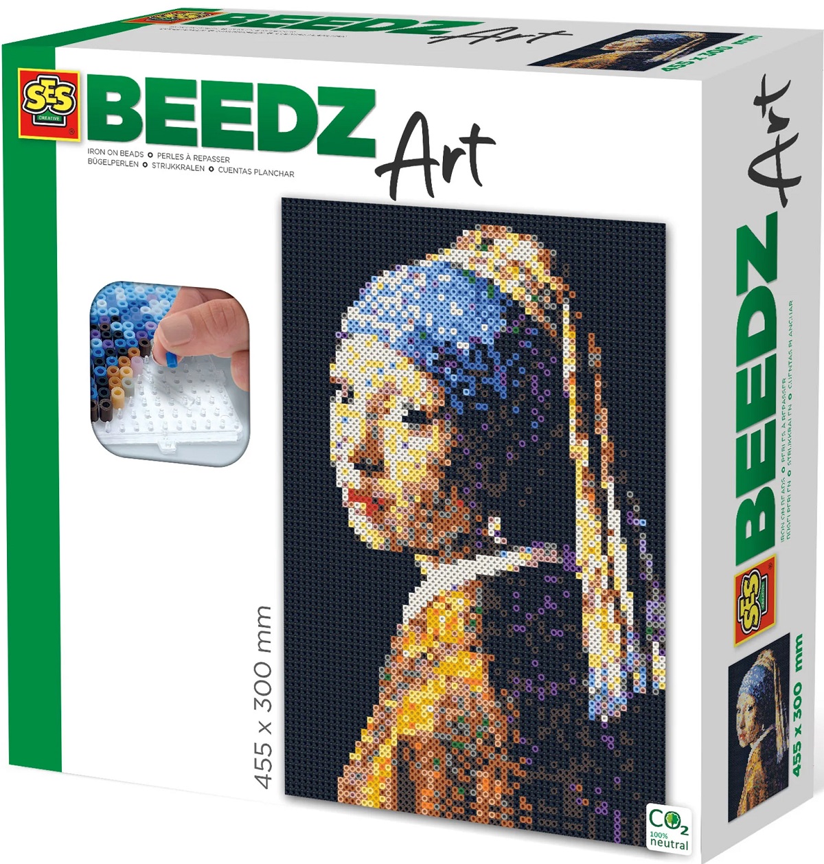 Imaginea produsului 'Set mărgele de călcat. Beedz Art. Fata cu un cercel de perlă'