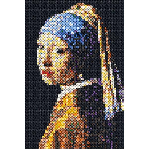 Set margele de calcat. Beedz Art. Fata cu un cercel de perla