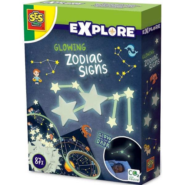 Set Explore: Glow in the Dark. Semne zodiacale