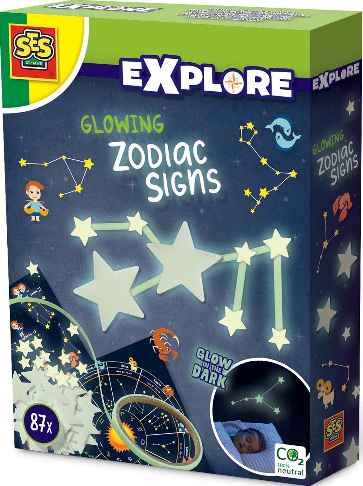 Imaginea produsului 'Set Explore: Glow in the Dark. Semne zodiacale'