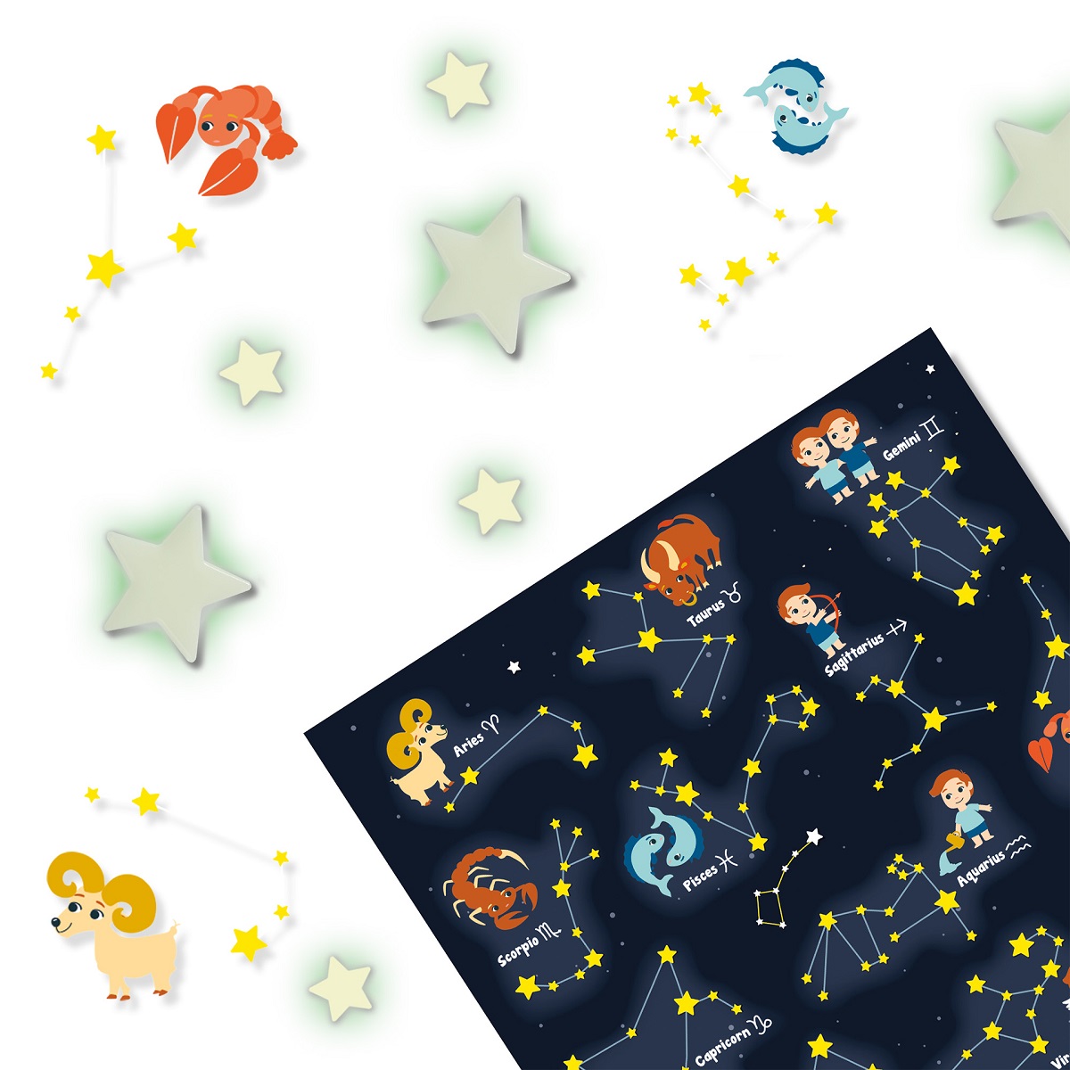 Imaginea produsului 'Set Explore: Glow in the Dark. Semne zodiacale'