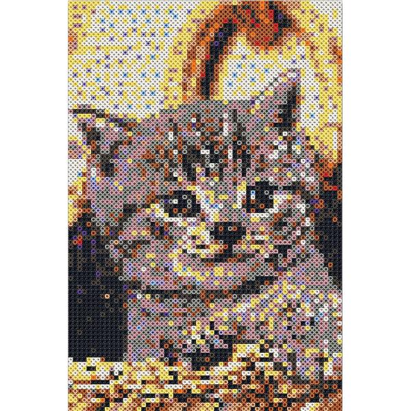 Set margele de calcat. Beedz Art. Pisica