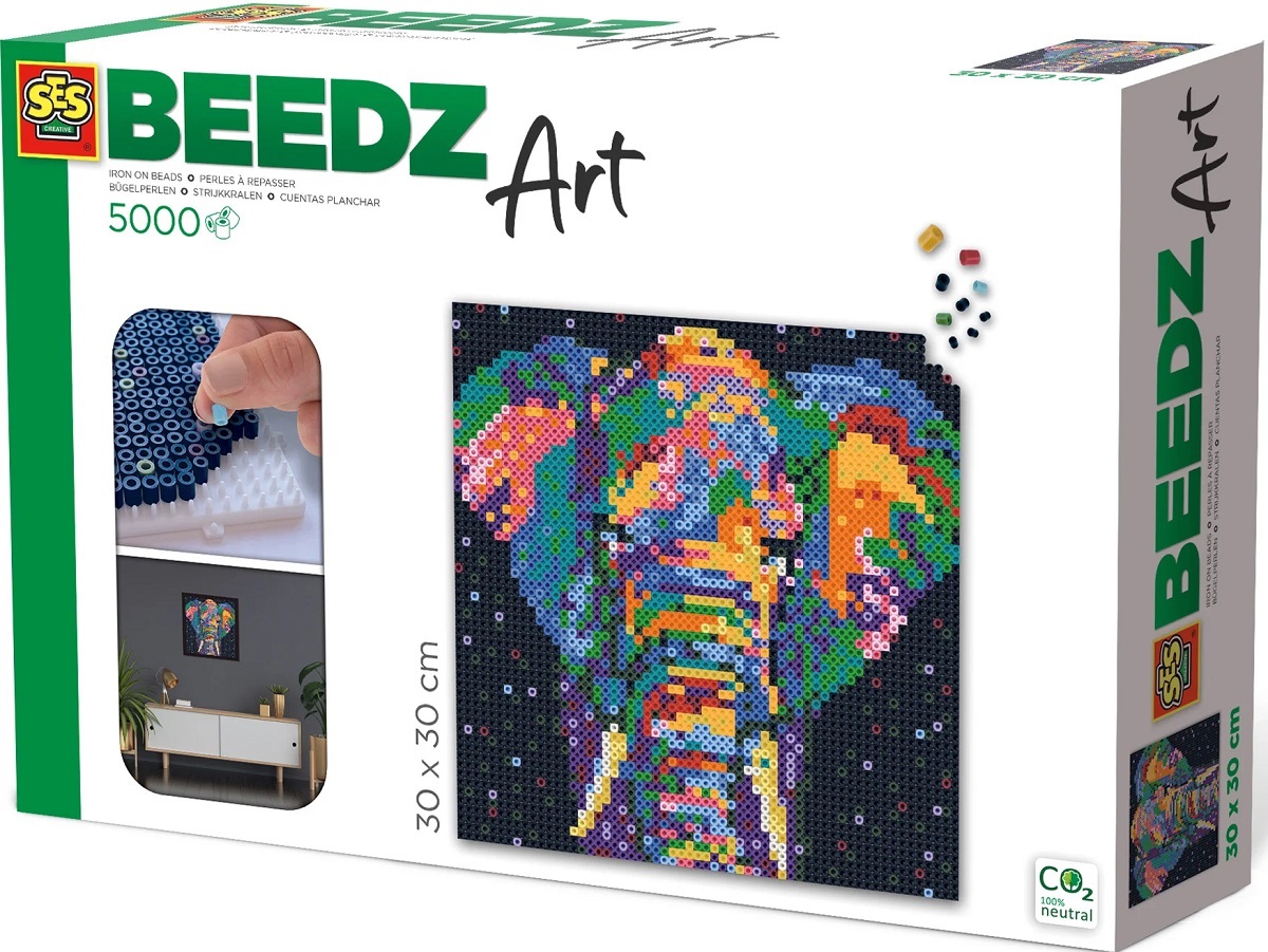 Imaginea produsului 'Set mărgele de călcat. Beedz Art. Elefant fantasy'