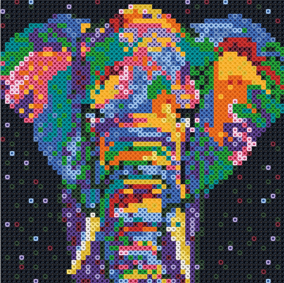 Imaginea produsului 'Set mărgele de călcat. Beedz Art. Elefant fantasy'