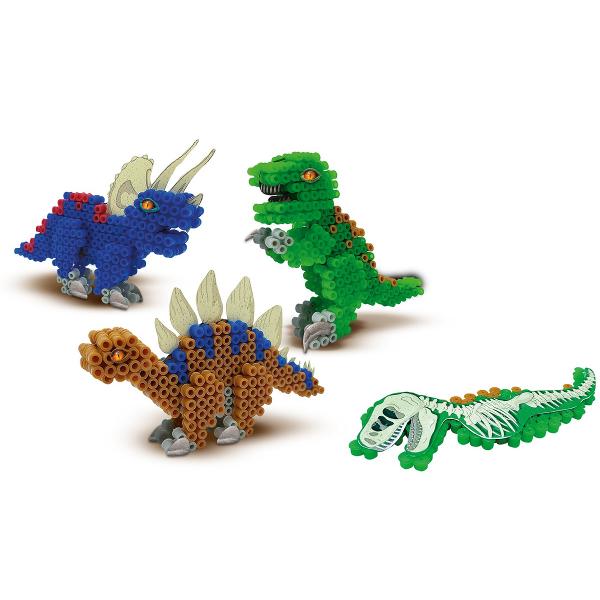 Set margele de calcat. Beedz: Dinozauri
