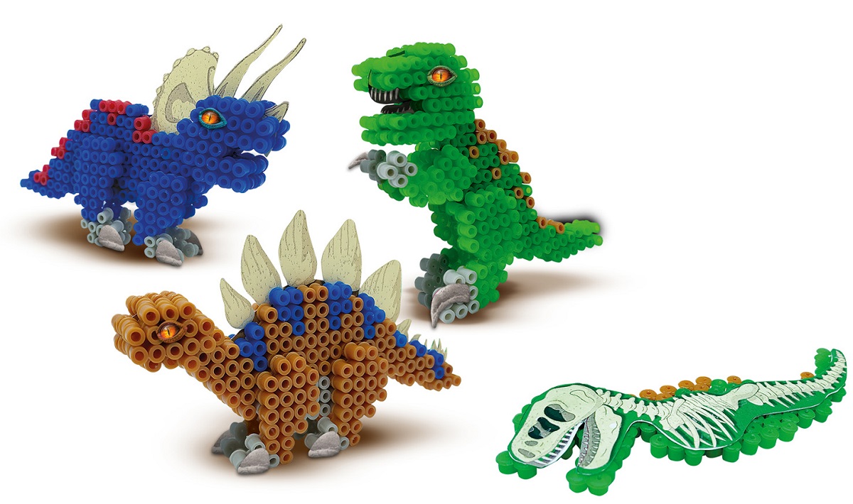Imaginea produsului 'Set mărgele de călcat. Beedz: Dinozauri'
