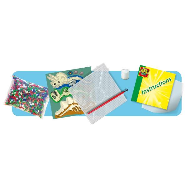 Set margele de calcat. Beedz: Dinozauri